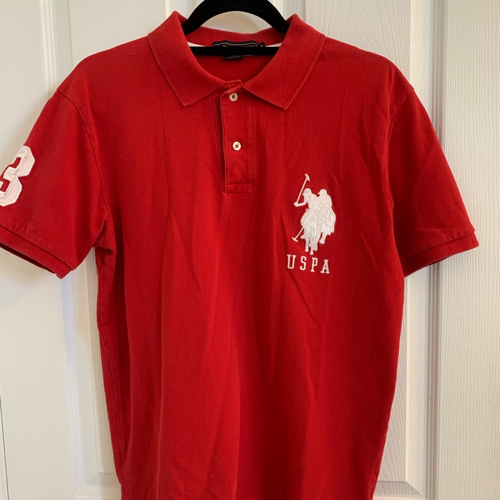 USPA Red Polo Shirt